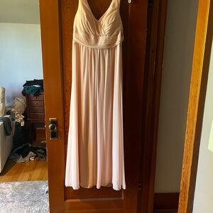 Elegant Pink Bridesmaid Dress